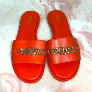Michael Kors Orange Sandals